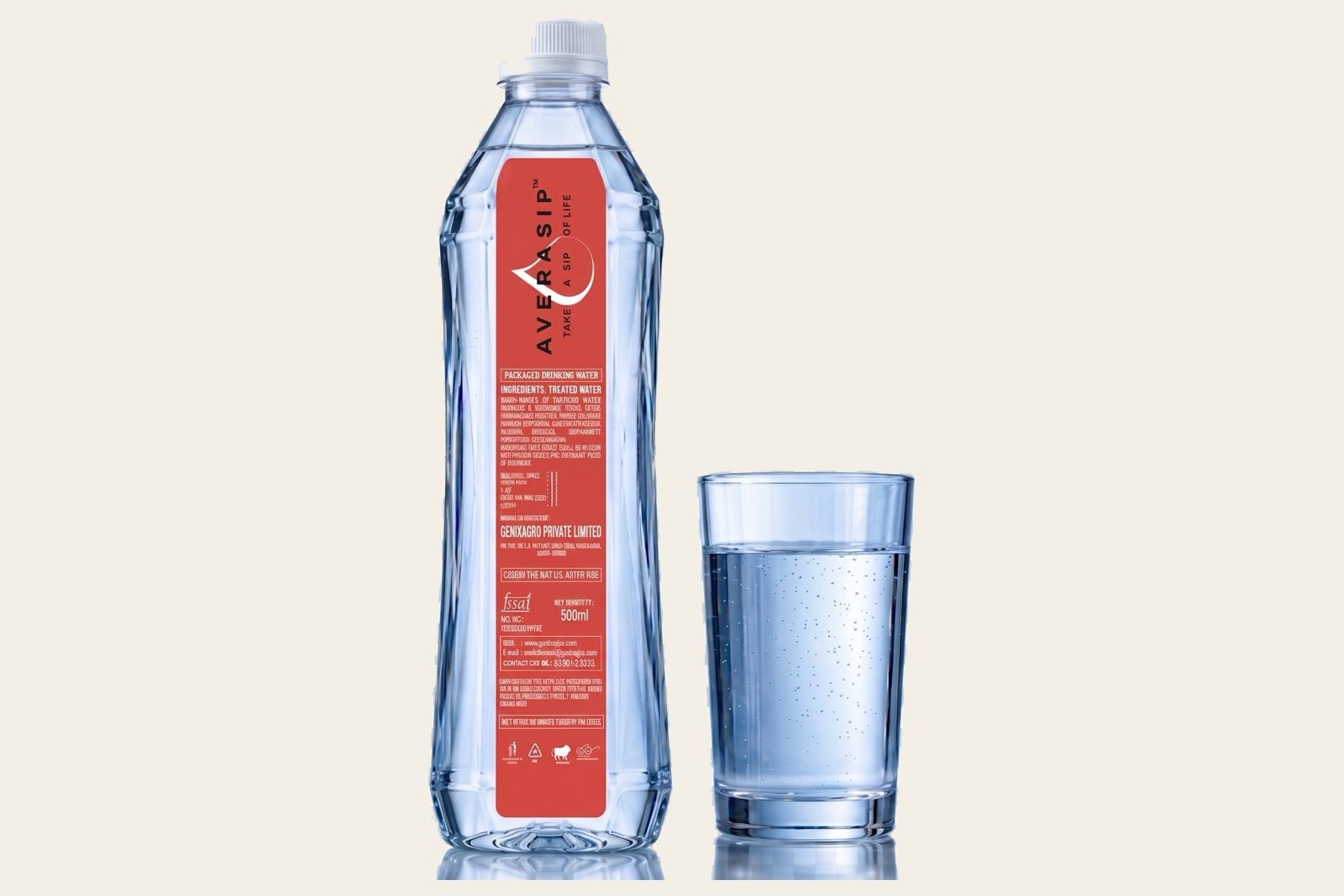 Avera Sip Editorial Bottled Water